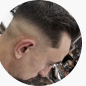 Billy, barber at Lemon Street Barbers